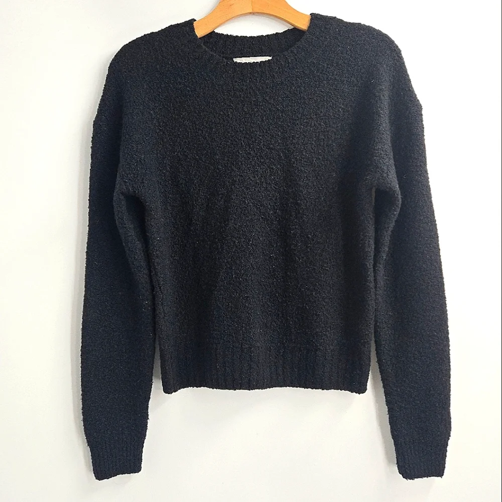 Everlane Sweater The‎ Teddy Crew Neck Black Knit